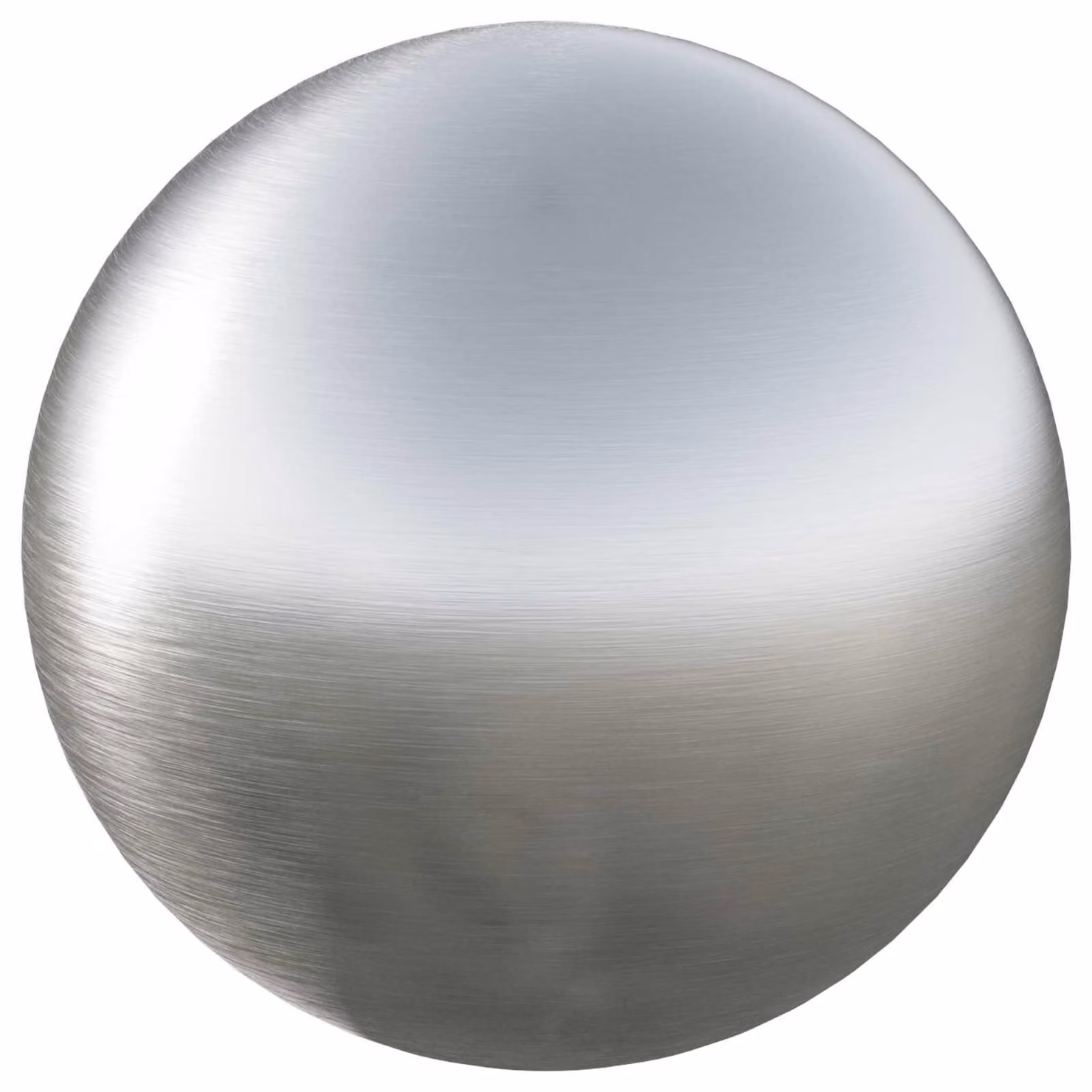 Palla spazzolata, diametro 20 cm, argento, acciaio inossidabile 201