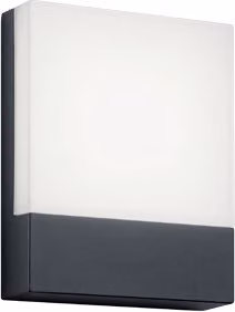 Applique LED da parete esterna Trio Leuchten Pecos GD Trio in alluminio, colore nero, L: 20 cm, H: 16 cm, 6W – 1