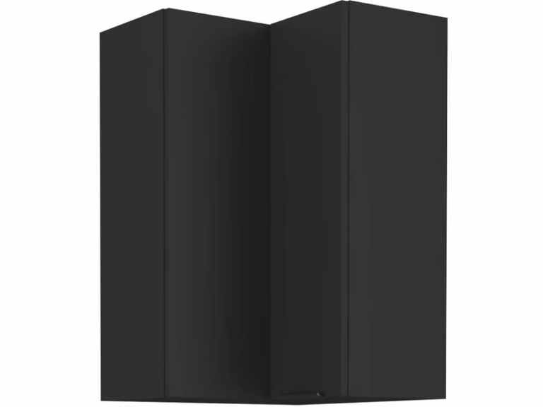 Mobile alto angolare SAJU 2 - 60x60 cm, nero