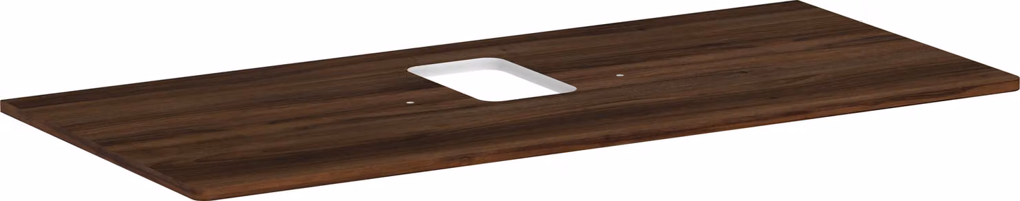 hansgrohe Xelu Q Console avec découpe au centre, 1180x550, pour vasque à poser, avec trou pour robinet, 54122630, 54122630