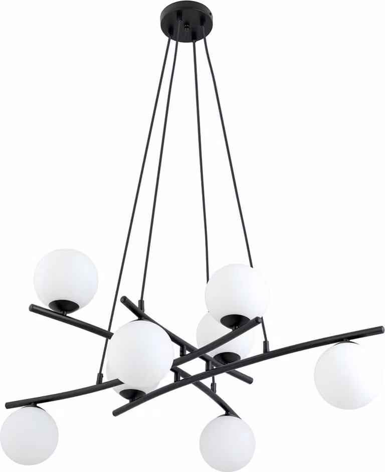 Lampada a sospensione ESSA 8 OPAL Emibig 1201/8