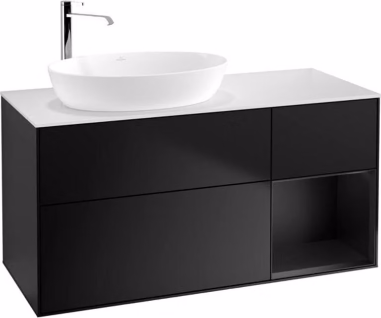 V&B mobile da parete Finion 120 cm, Pl w m, Reg bla m Lac, bla m Lac