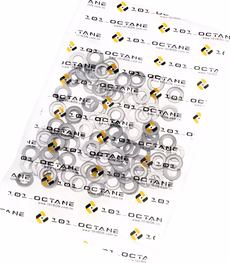 Rondella piatta 101_Octane M5 5,3x10x1 mm, acciaio inossidabile A2, confezione da 100 pezzi, compatibile con Explorer