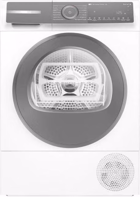 Asciugatrice Bosch WQH245B0IT a condensazione con caricamento frontale, 9 kg, Bianca, Classe A+++, con WiFi e controllo App, Profondità: 63,4 cm – 2