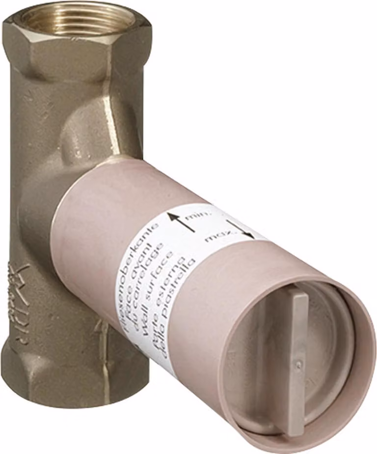 hansgrohe Corpo base valvola di intercettazione DN15 dischi ceramici, 1 pz.