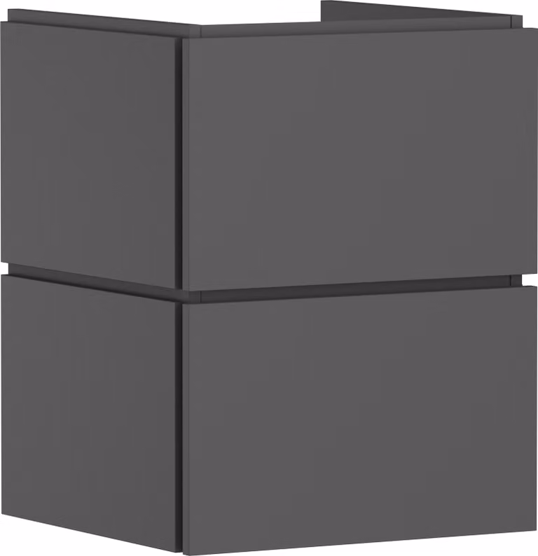 hansgrohe Xilesa E Meuble sous-lavabo pour lave-mains, 2 tiroirs PushOpen, 480x470x620mm, 54291760, 54291760