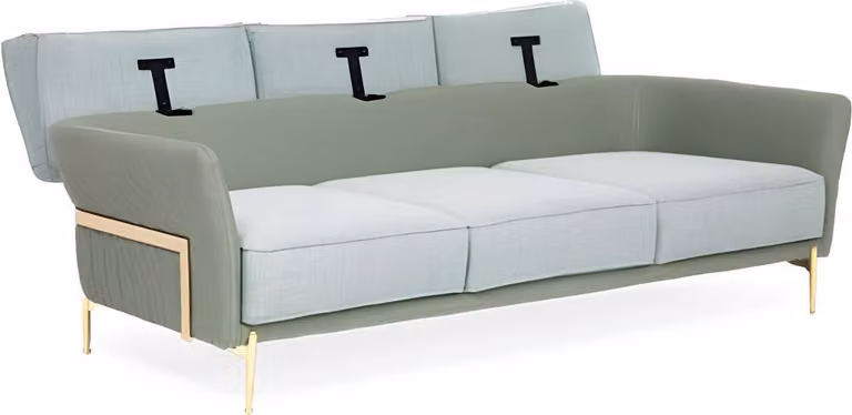Divano multifunzionale regolabile divano a tre posti divani di design bianco