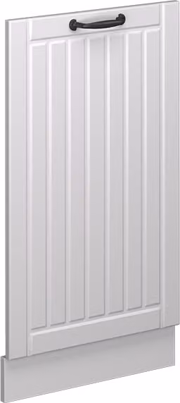 Pannello frontale della lavastoviglie Vicco Fame-Line Bianco rustico 45 cm senza piano di lavoro, Model 54503