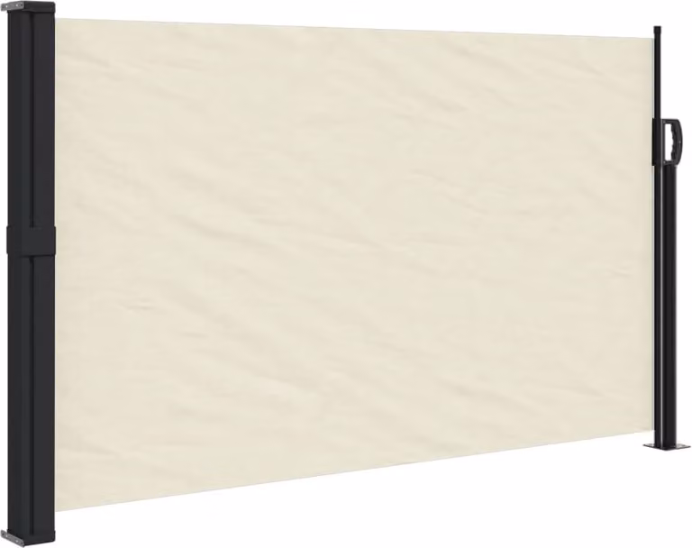 Tenda da Sole Laterale Retrattile Crema 120x500 cm