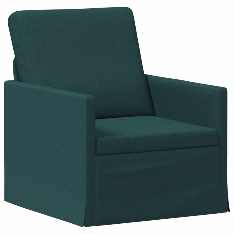 vidaXL Divano Singolo Moderno Verde con Struttura Imbottita L: 70 cm, P: 81 cm, H: 82 cm