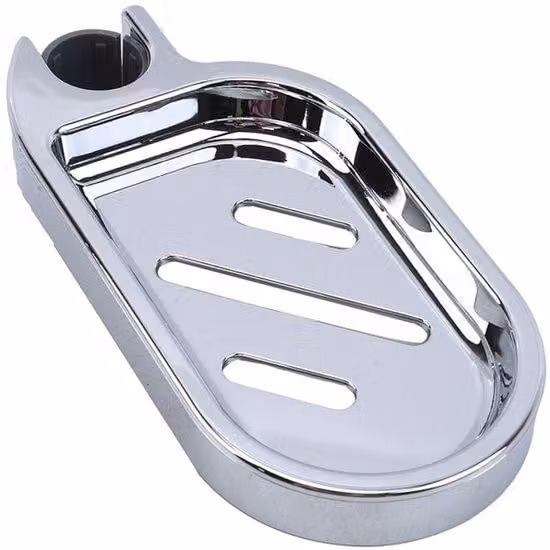 Supporto per doccia - supporto regolabile per soffione - argento, apertura: 25 mm