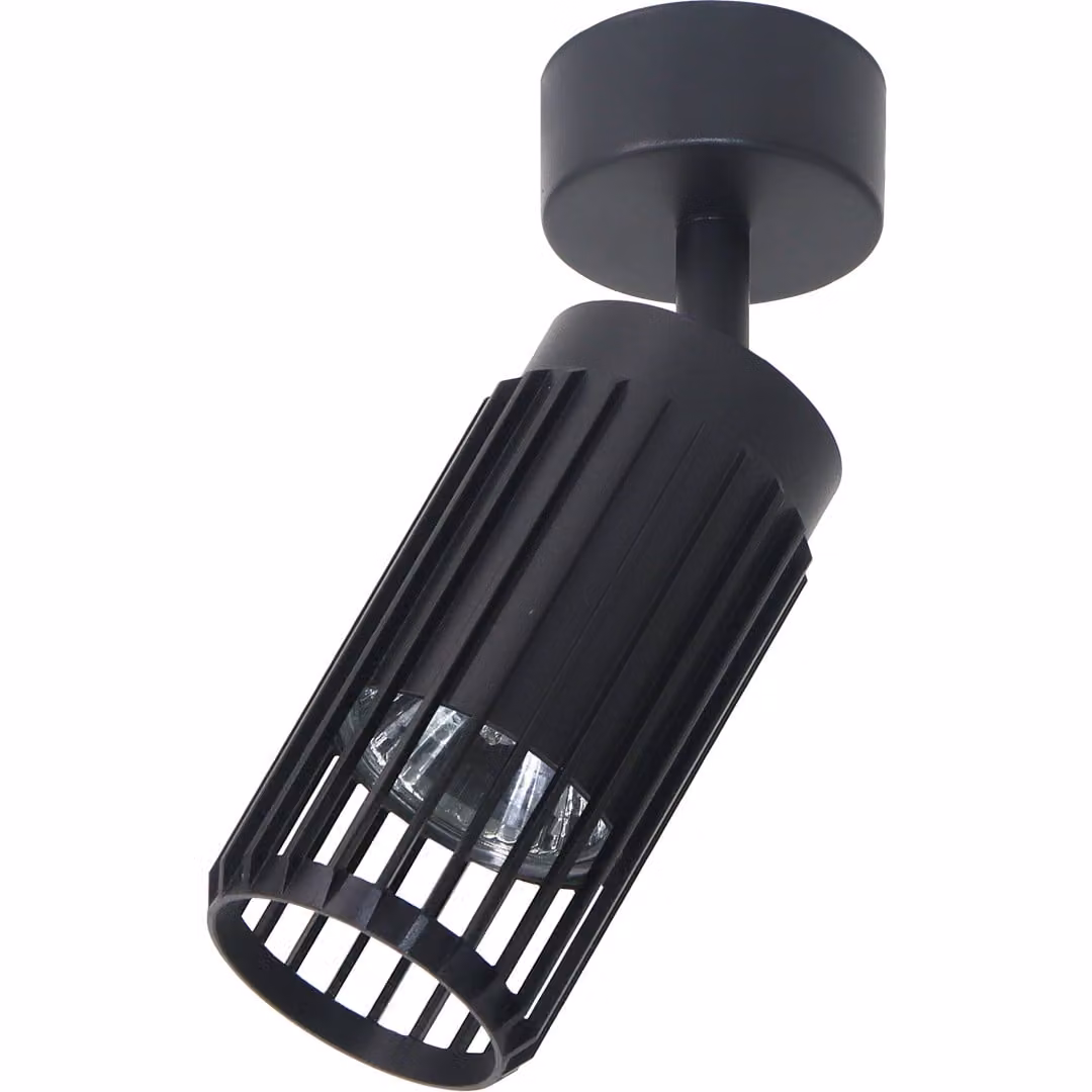 Spot a soffitto nero VERTICALE 1xGU10 8W Milagro
