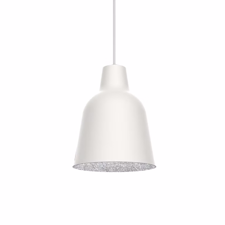 Lampada A Sospensione Dong Bianca A Foglia