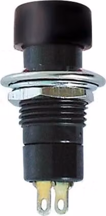 Interruttore a pulsante Off-On Nero