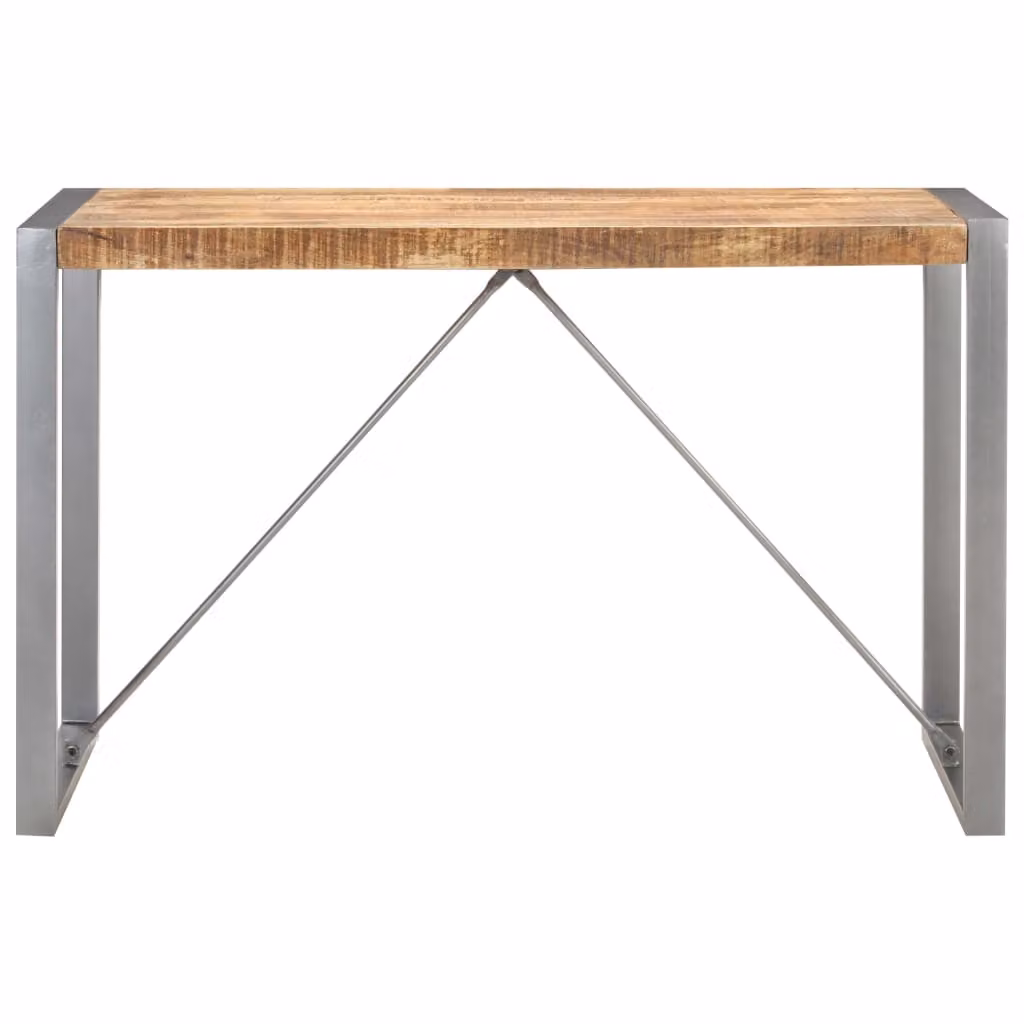 Tavolo da pranzo 120x60x75 cm Legno massiccio di mango grezzo