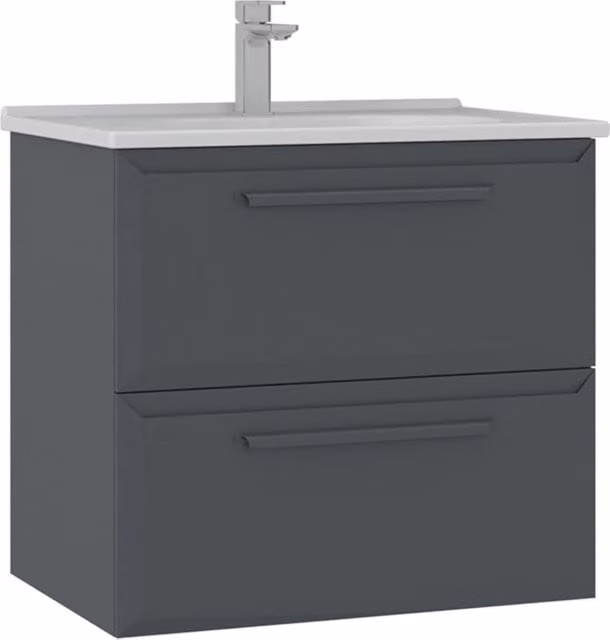 Mobile lavabo "Nuvola 65 v2" - 65 x 50 x 62 cm - Antracite