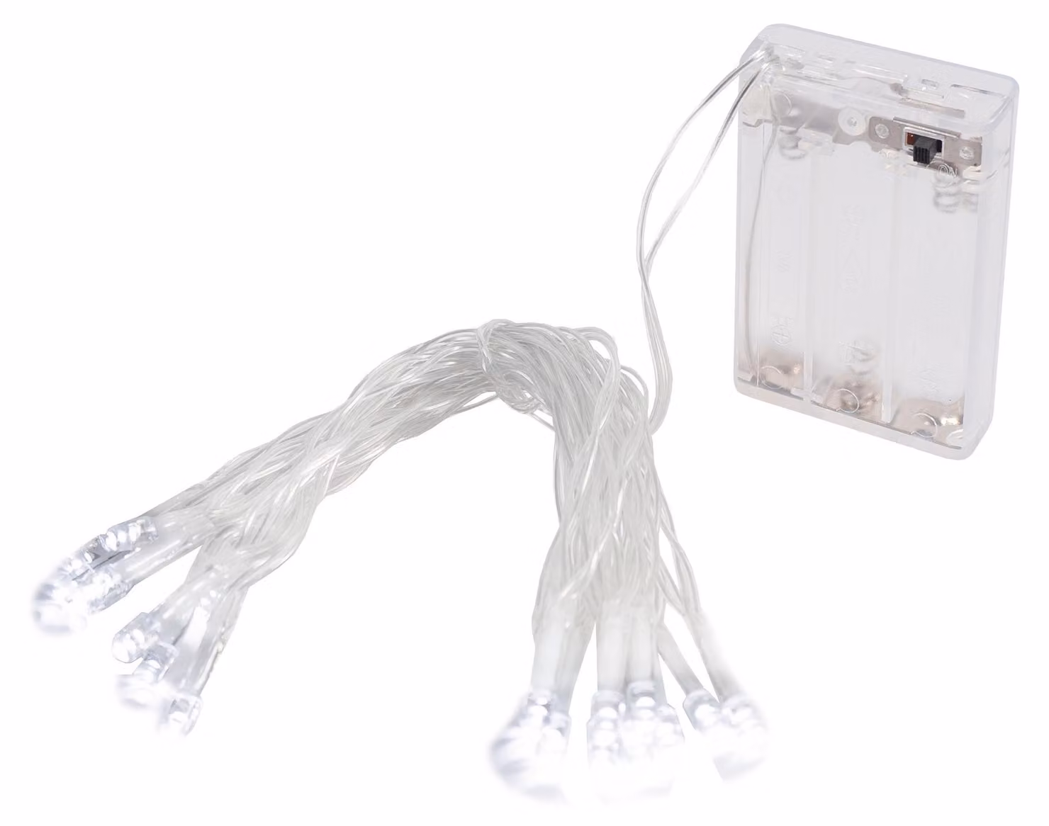 Linder Exclusiv Catena Natalizia a Batteria 20 LED Bianco Freddo