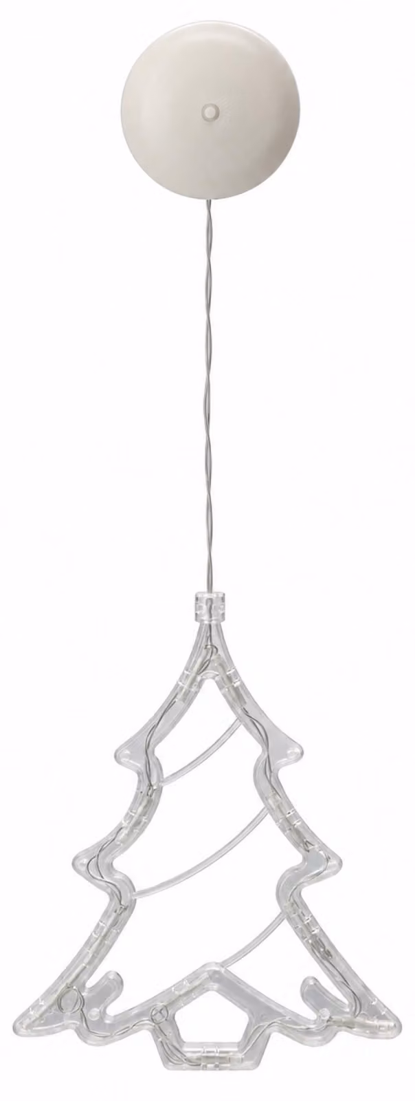 Aga Decorazione natalizia LED da appendere alla finestra Albero