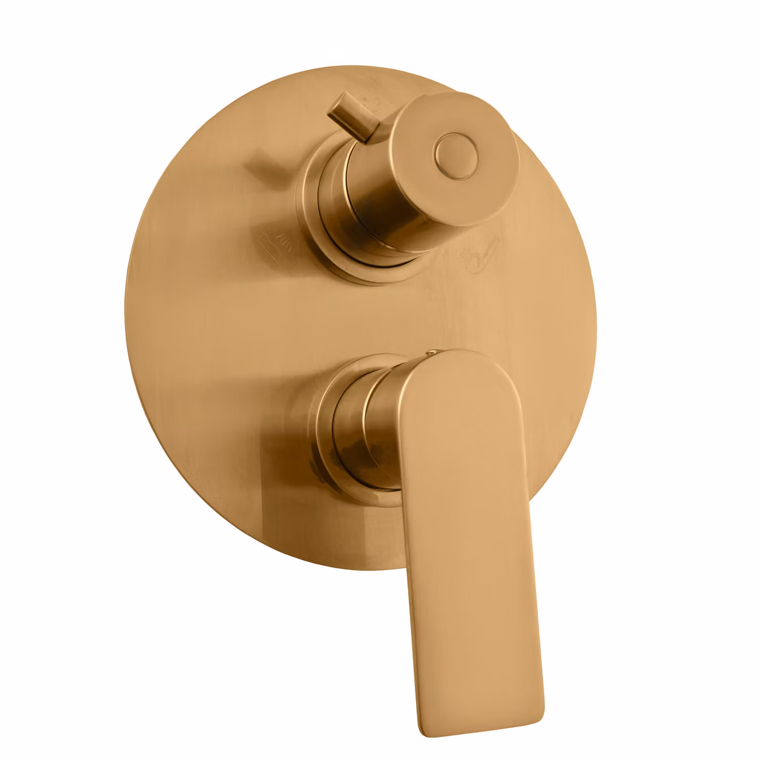 Slezák-RAV Miscelatore per lavabo NIL - oro - spazzolato, Colore: ORO - spazzolato opaco, Finitura superficiale: PVD