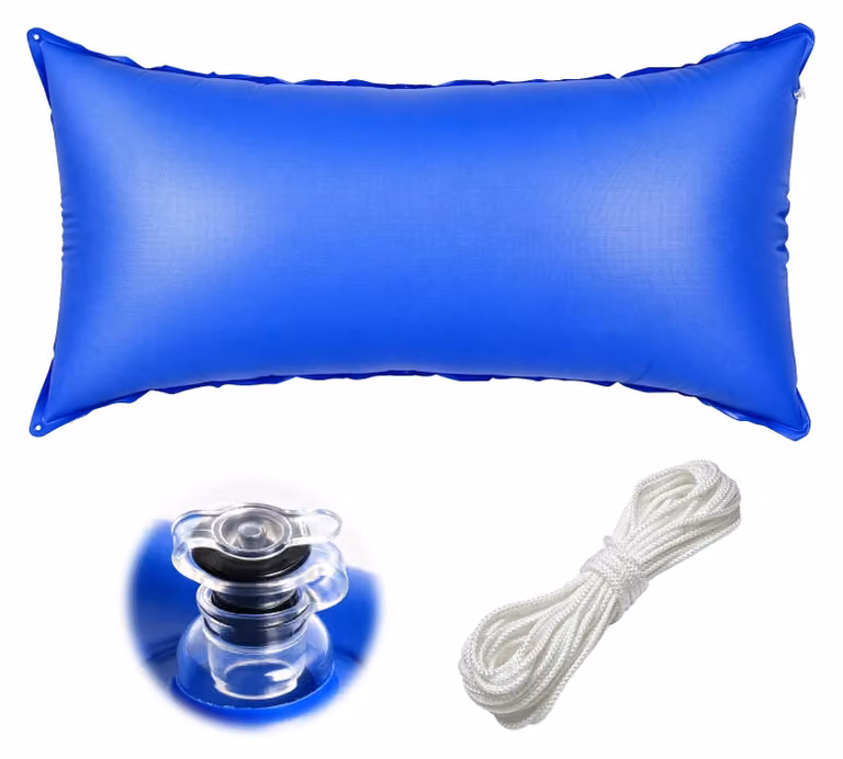 Cuscino per piscina, rettangolare, 120 x 240 cm, cuscino gonfiabile per piscina