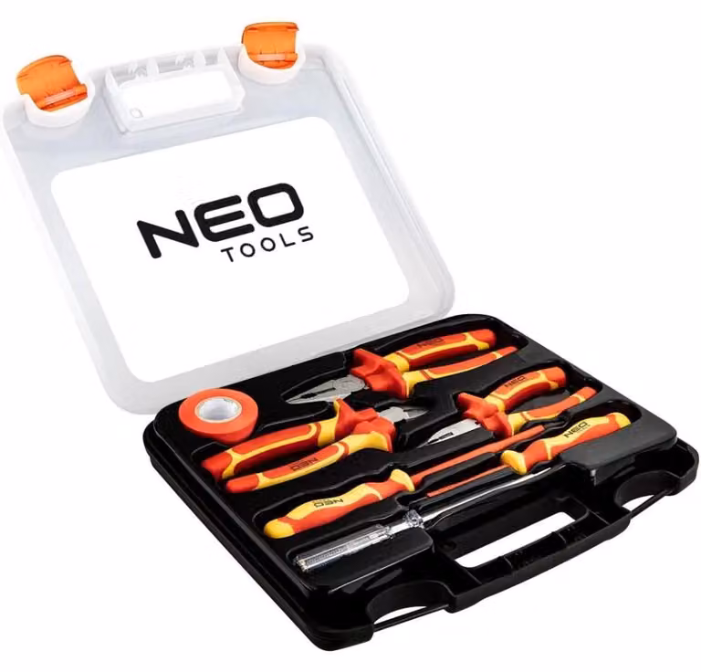 NEO TOOLS Set di pinze e cacciaviti 1000V, 7 pezzi.