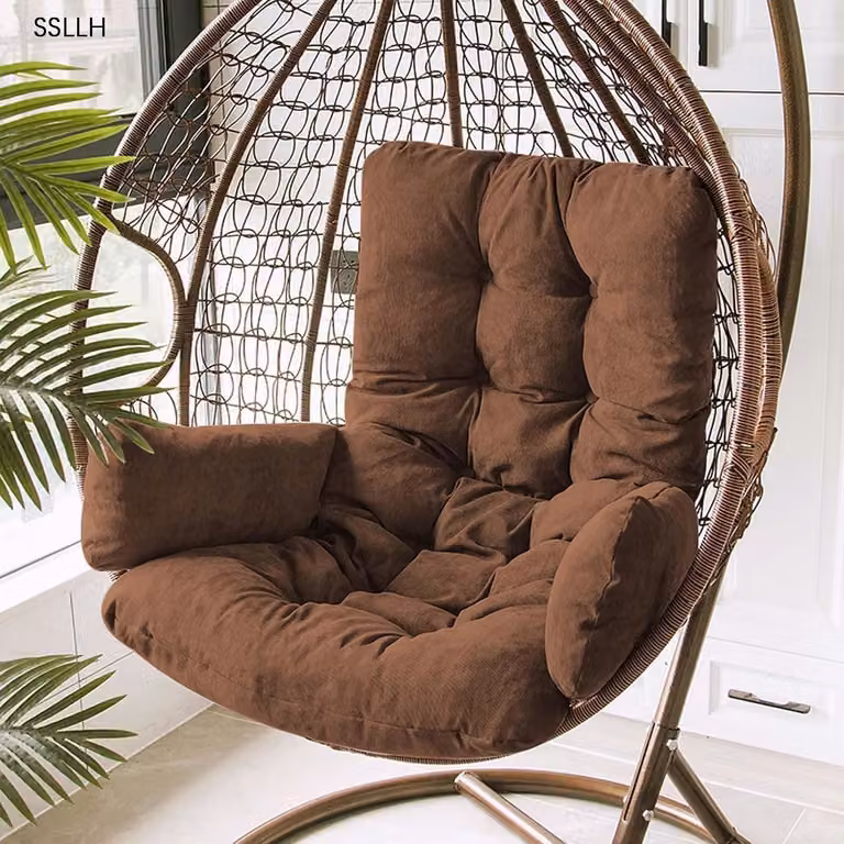 Solidchoice - Cuscino sospeso per sedia a dondolo, ideale per interni ed esterni