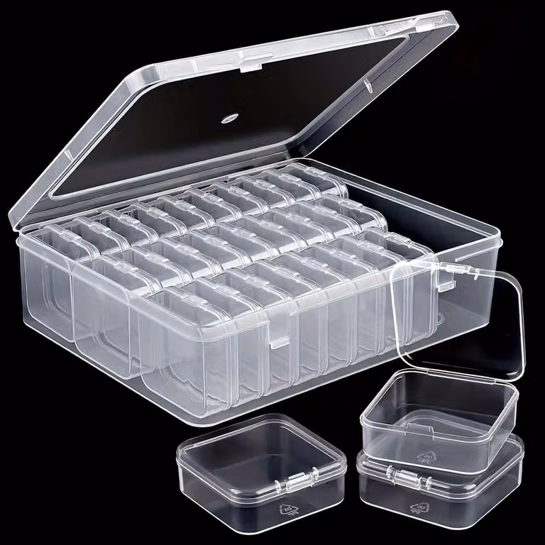 Contenitore portaoggetti - Set da 30 - Plastica