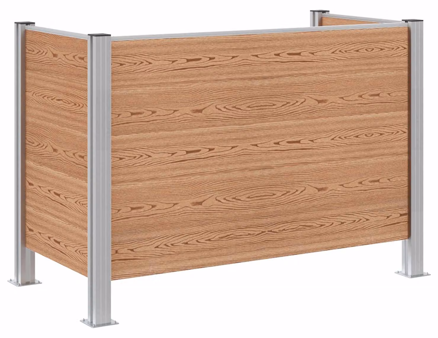 Recinzione Contenitore per Rifiuti Marrone 161 x 85 x 115 cm