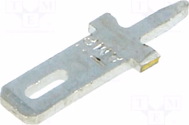 Connettore a lamella: piatto, 2,8 mm, per montaggio a foro passante, maschio, stagnato, 0,8 mm, dritto, codice prodotto 735427-2 - Terminali per saldatura