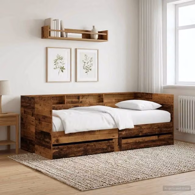 Daybed con cassetto Legno antico Legno ingegnerizzato 3429640