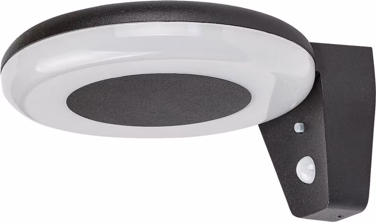 Lampada da parete solare con sensore di movimento LED 4W Certovo nero 77010 Rabalux