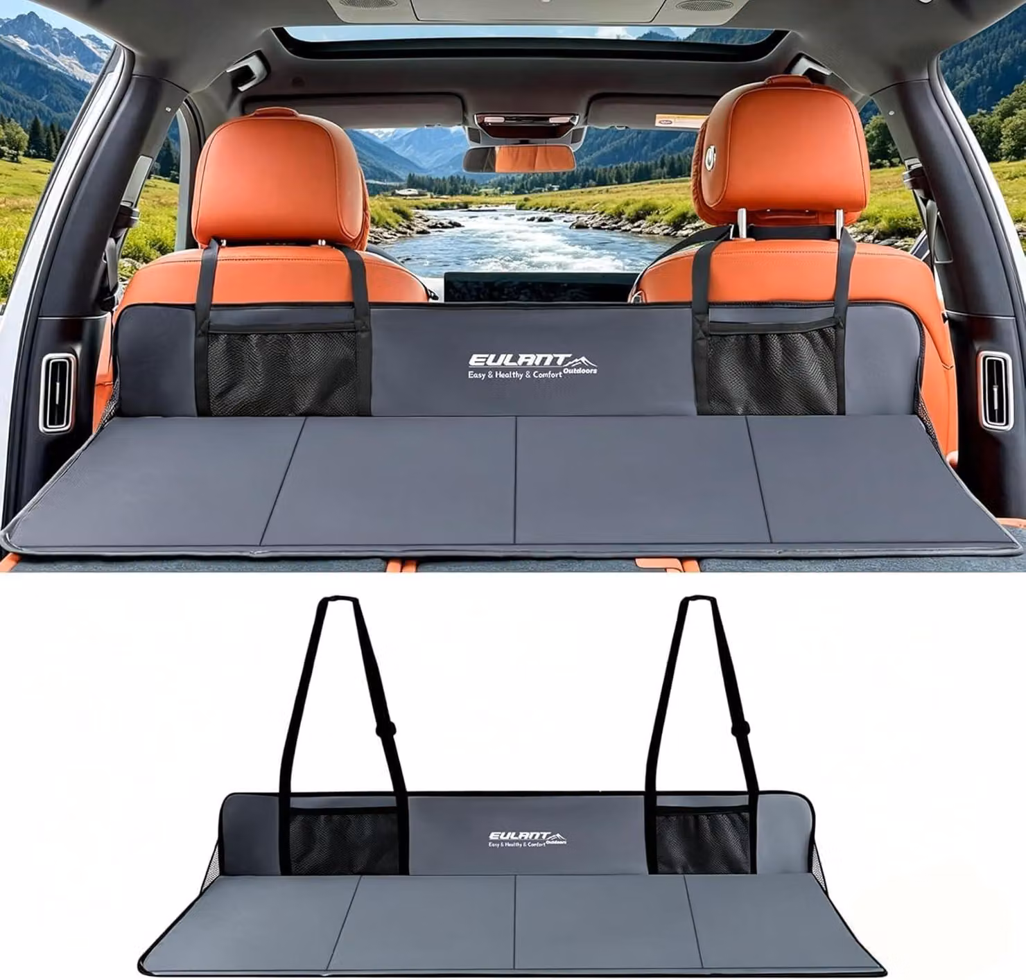 Solidchoice - Supporto per sedile posteriore, ideale per campeggio e compatibile con materassi gonfiabili