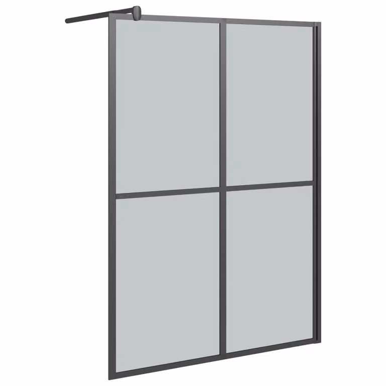 Cabina Doccia 140x195 cm con Vetro Temperato Scuro