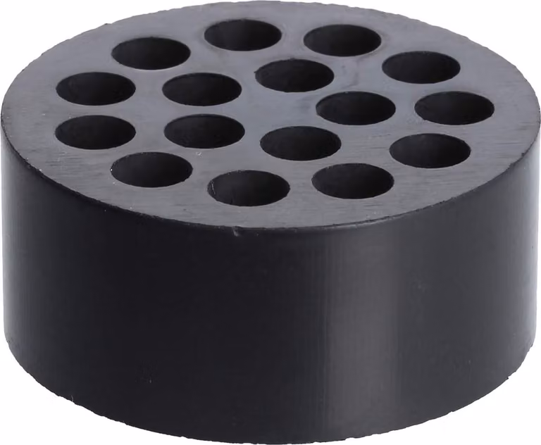 LAPP Inserti a densità multipla per raccordi M50, modello DIX-M50166, in gomma nitrilica butilica (NBR), colore nero - 1 pezzo