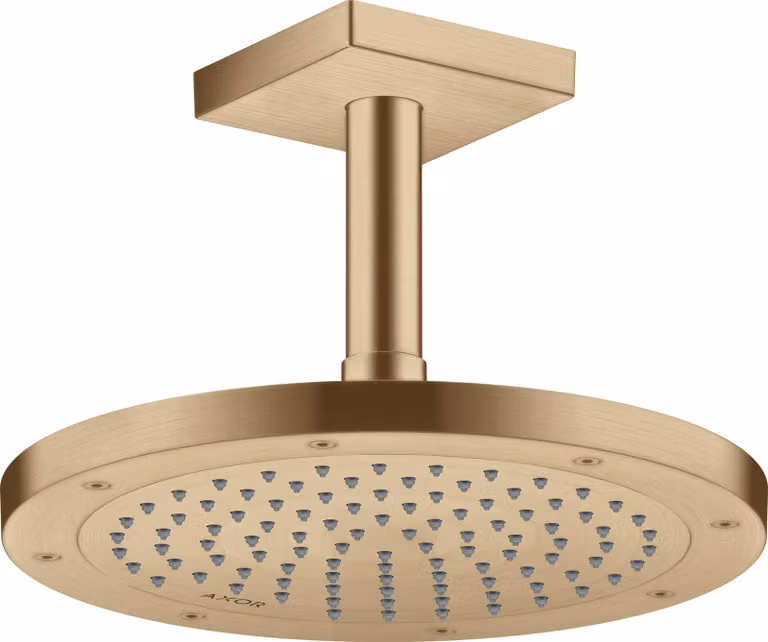 hansgrohe AXOR ShowerSolutions raccord de plafond, carré, 100mm, 26437140, 26437140