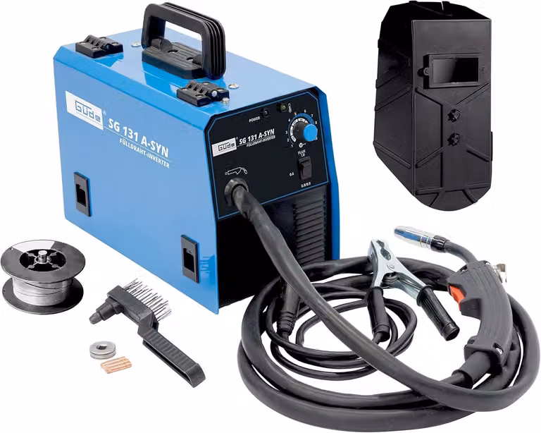 Saldatrice ad arco con tecnologia inverter - 230 V, fino a 120 A, completa di accessori