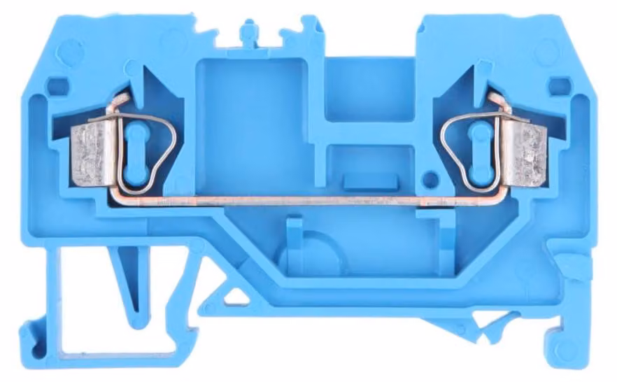 Morsetto passante blu 0,08-2,5 qmm - Morsettiera di alimentazione 5 mm 24 A 280-904