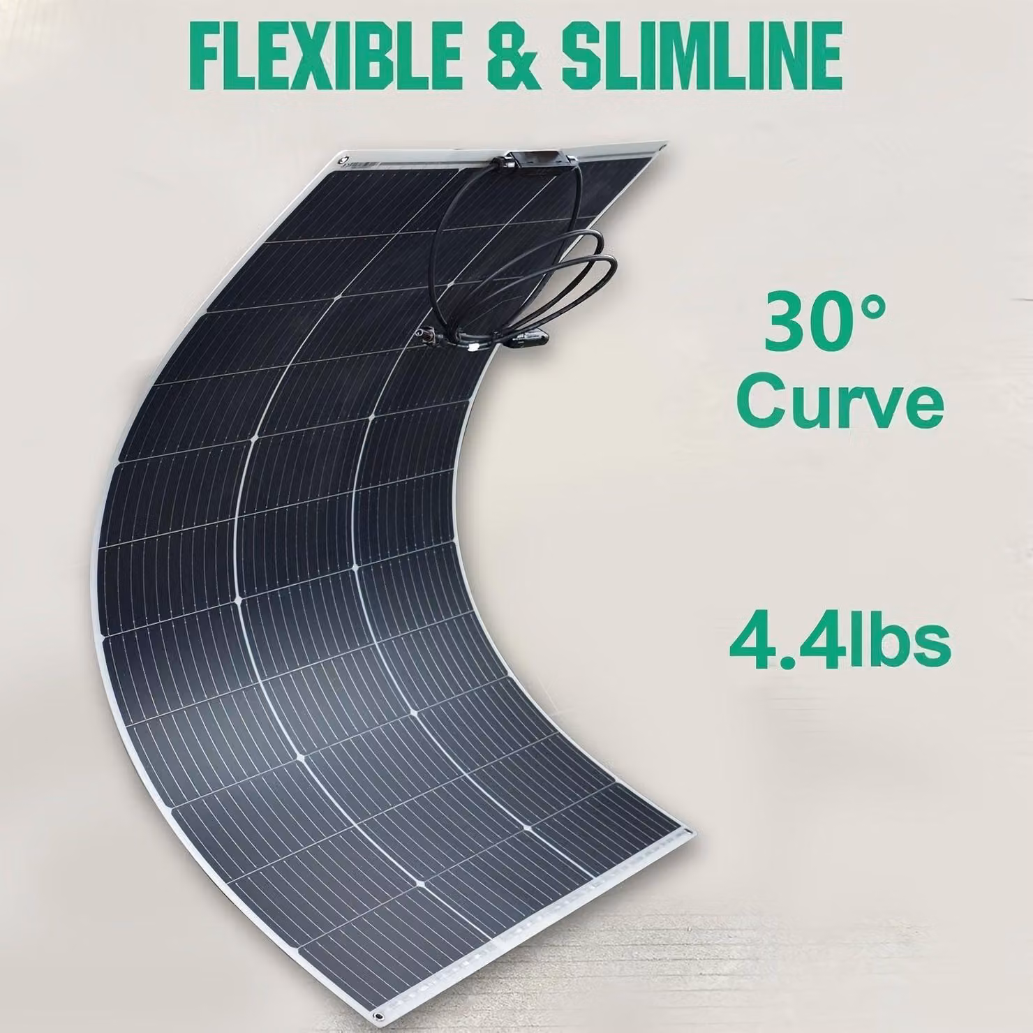 Pannello solare - Pannello solare flessibile - Pannello fotovoltaico - Pannello solare monocristallino - Pannello solare da 125W