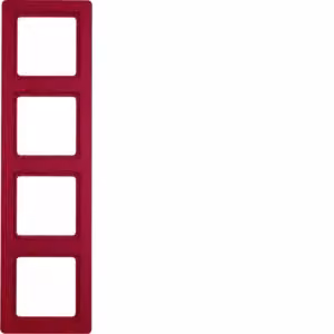 Berker 10146062 Cornice rossa in velluto con Berker Q.1