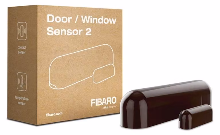 Fibaro FGDW-002-5 ZW5 Sensore porta/finestra senza fili marrone