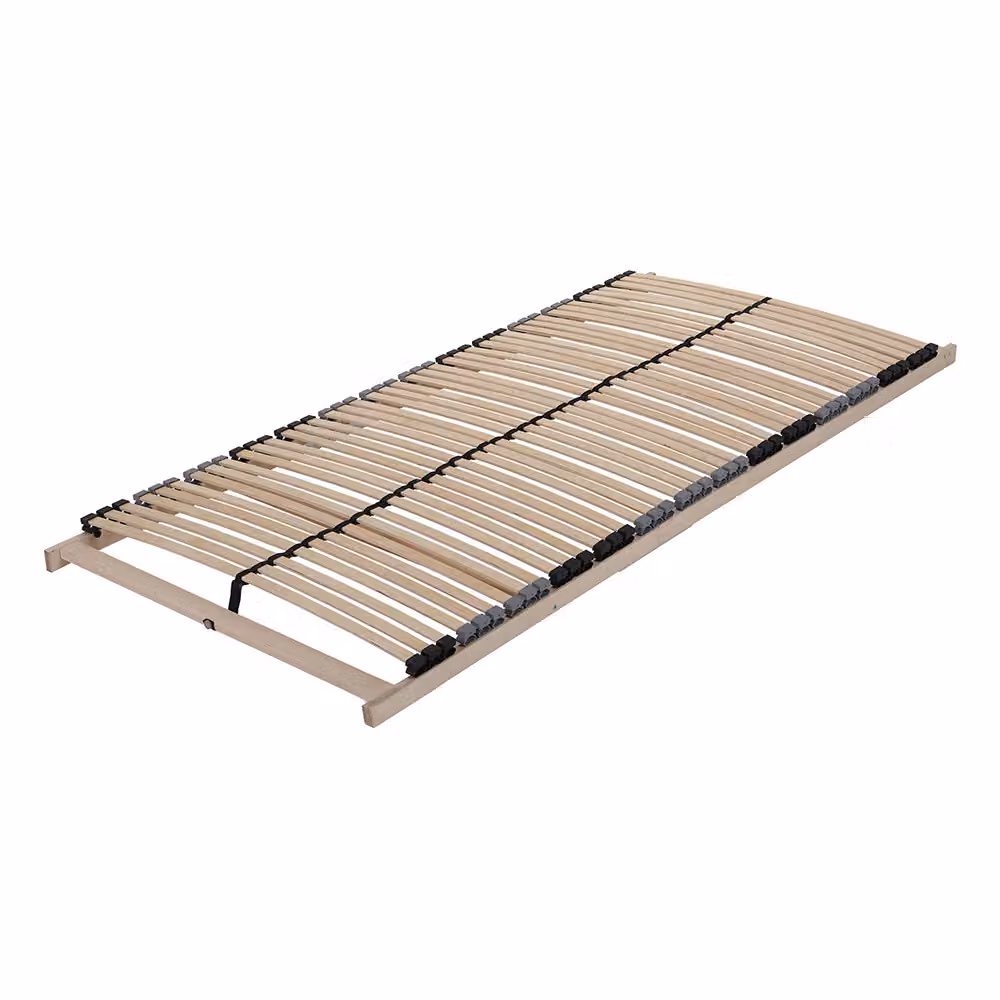 Home Deluxe - Rete a doghe MADO - 140 x 200 cm, 7 zone reclinabili, 42 doghe a molla, regolazione della durezza, cinghia centrale - portata fino a 160 kg I Rete a doghe Rete a doghe