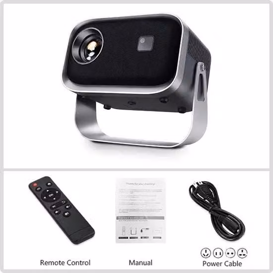 Proiettore mini a 4K - bioscopio per casa - connessione Wi-Fi - controllo remoto