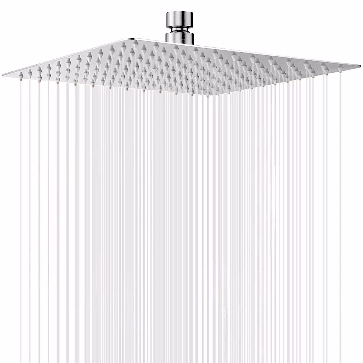 Testina doccia a soffitto in acciaio inossidabile da 30 cm con ugelli anticalcare