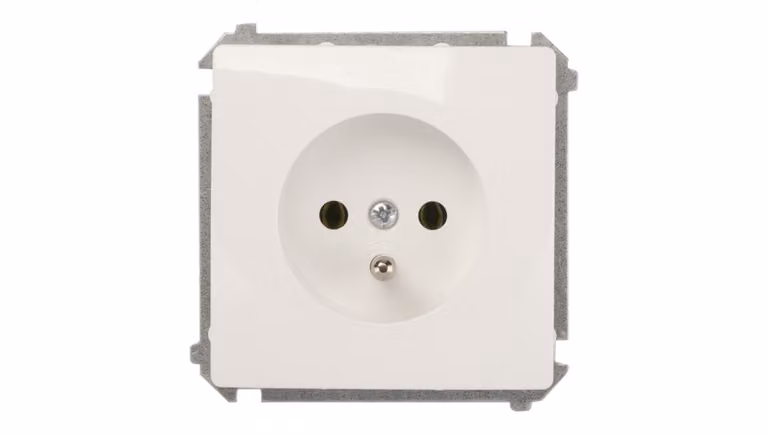 Simon Basic Presa singola c/u 16A IP20 bianco BMGZ1.01/11