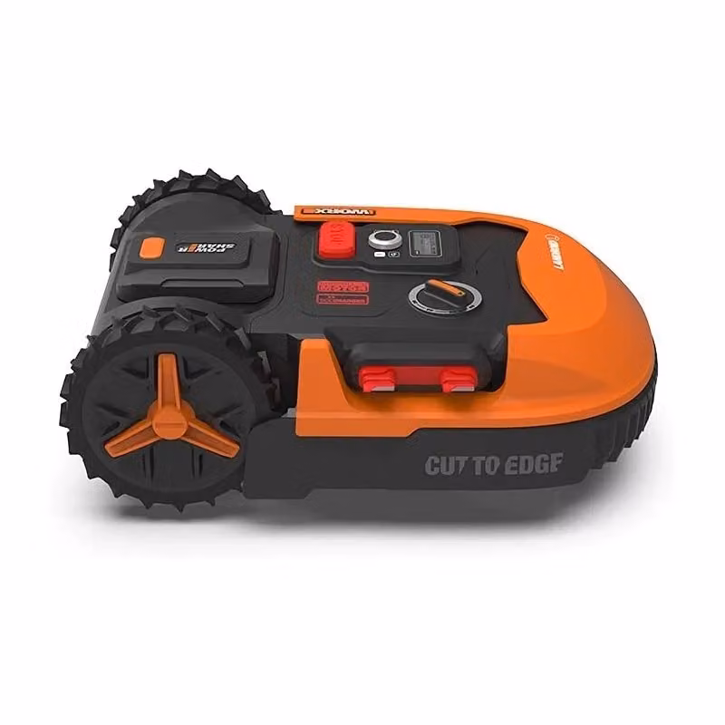 Robot rasaerba automatico Worx Landroid WR147E.1 con tecnologia WiFi, Bluetooth e taglio Cut to Edge per giardini fino a 1000 m2, arancione – 2