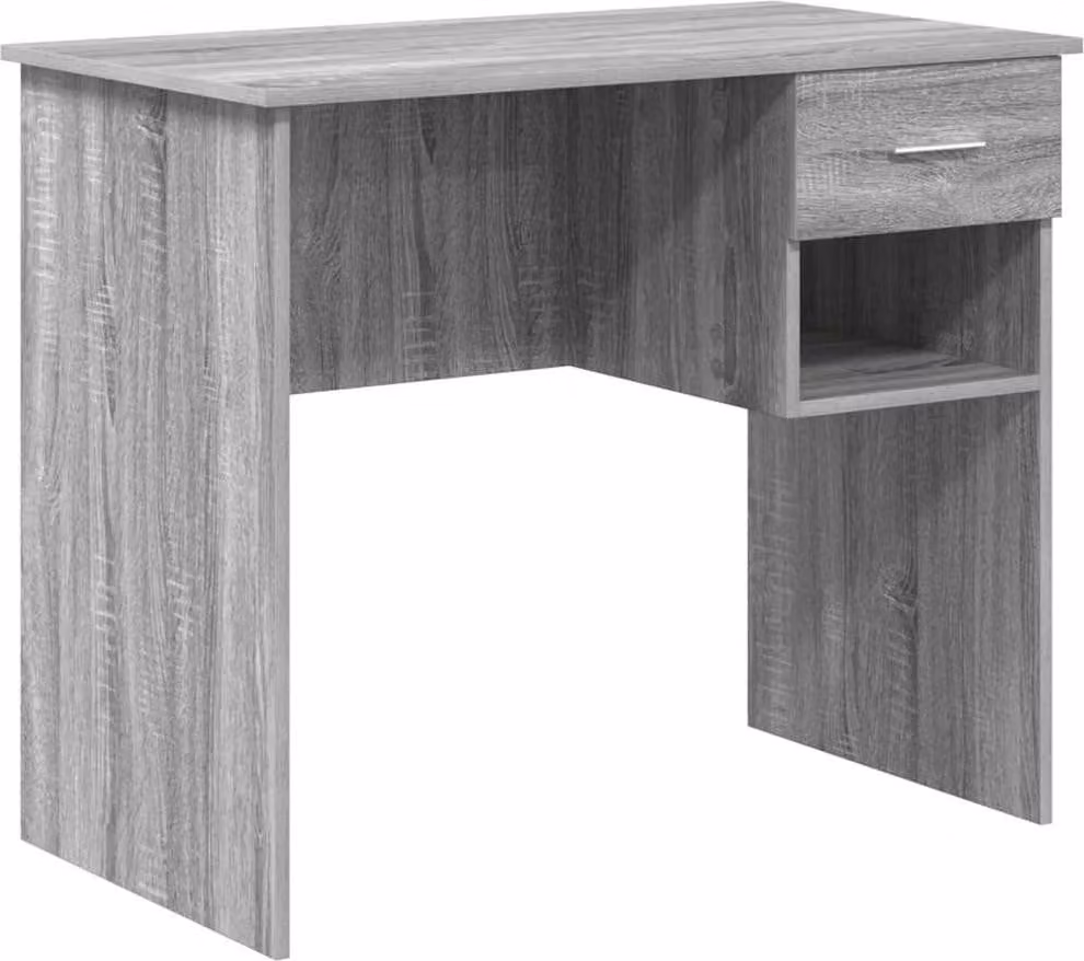 Scrivania Grigio Sonoma 90 x 49 x 75 cm Legno multistrato