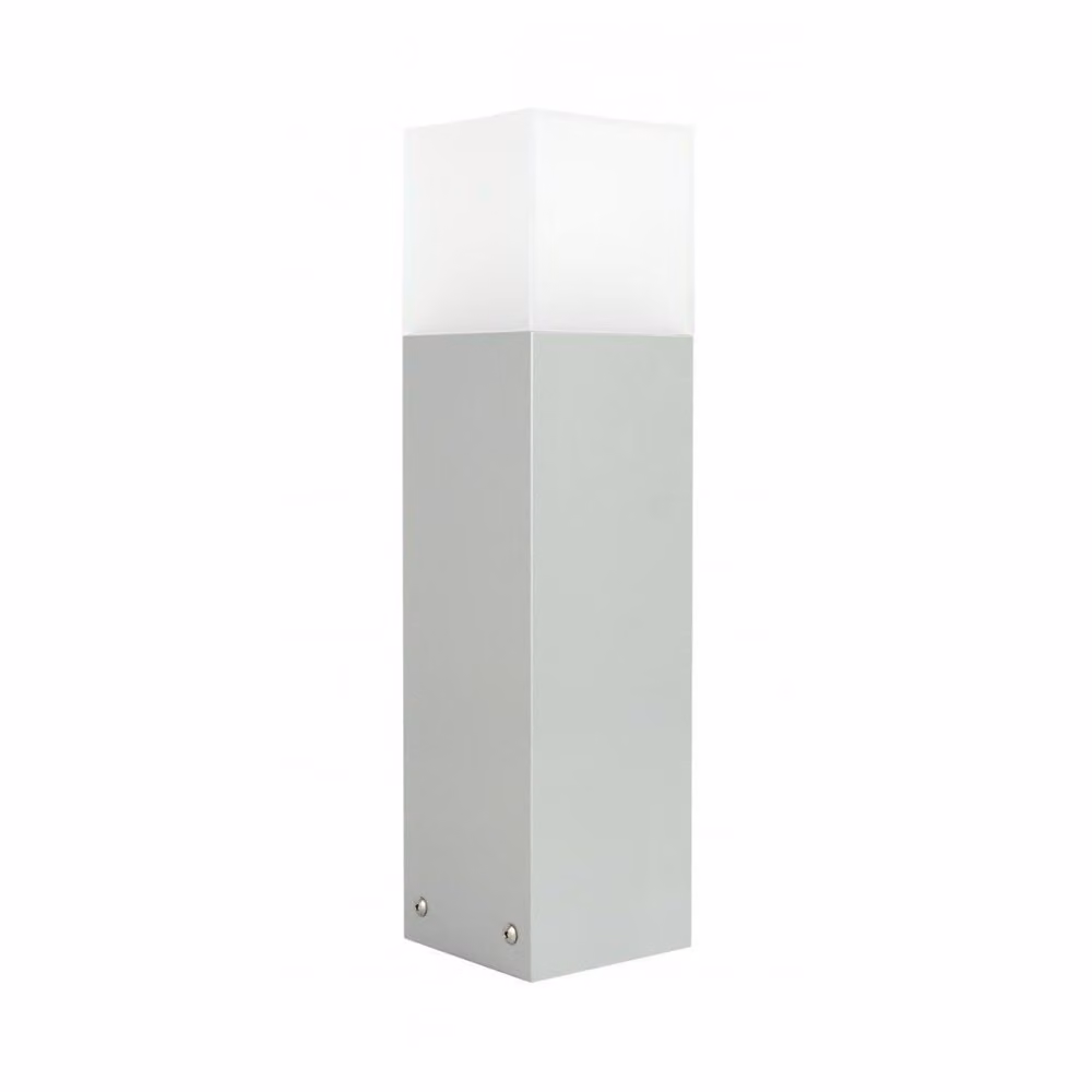 Palo luminoso 40 cm 1xE27 argento IP44 SU-MA Cube CB-MAX 400 AL