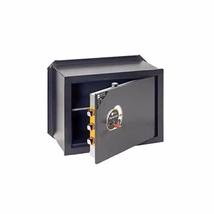 Cassaforte a incasso con chiave Mottura A11.1225 in acciaio colore grigio L: 41 cm, H: 29 cm, P: 25 cm – 2