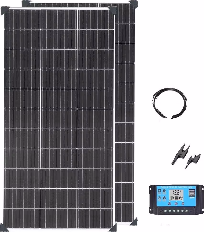 Pannello solare, alta efficienza, struttura resistente, kit solare da 240W