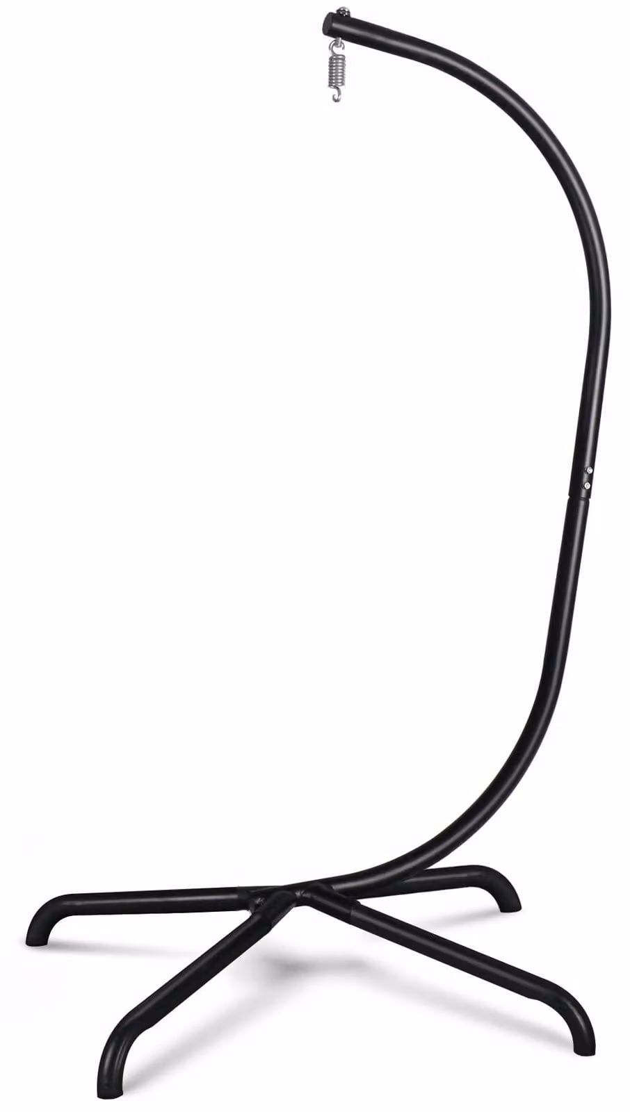 Supporto per amaca nero - Struttura a forma di C in ferro per amaca - 118x90 cm